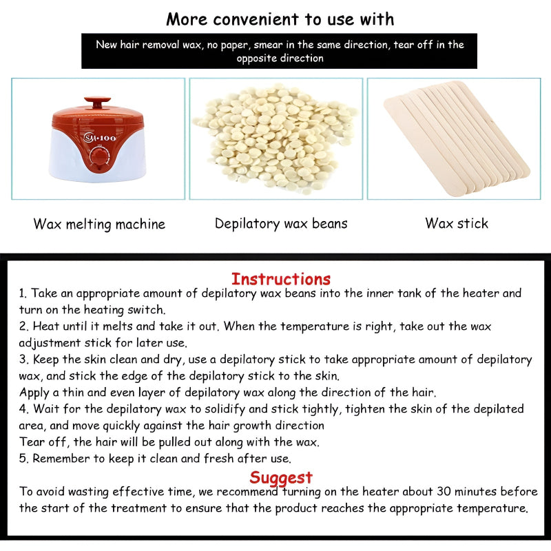 Hair Removal  Professional Melting Pot for Depilatory and