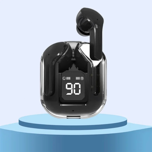 Air31 Earbuds Wireless Transparent Bluetooth 5.3 Air 31 Ear buds Wireless Headset Transparent Charging Case Heavy Bass Stereo Earphones Noise Reduction Sports Headset with Microphone Waterproof Headphone LED Digital Display airpods