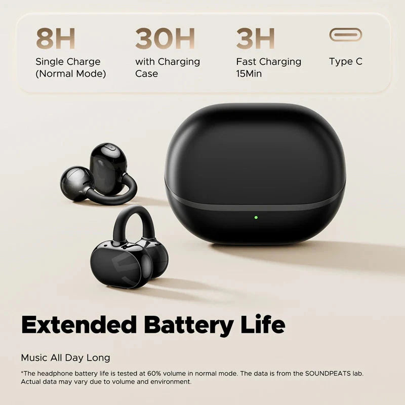 Soundpeats POP Clip Open Ear Wireless Earbuds Soundpeats.pk