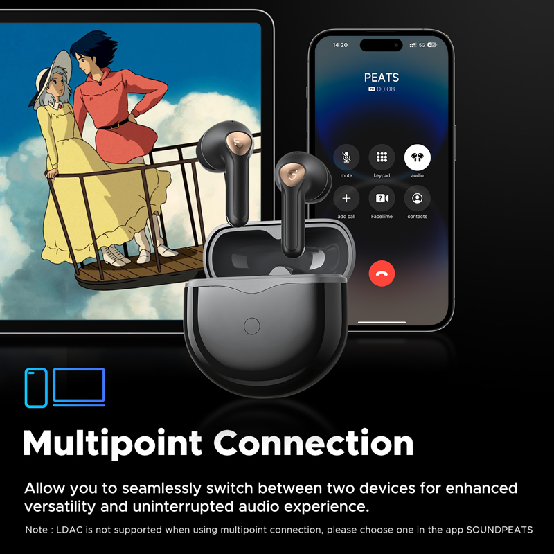 Soundpeats Air4 Lite - Best AI Noise Cancellation Airpods | Soundpeats.pk