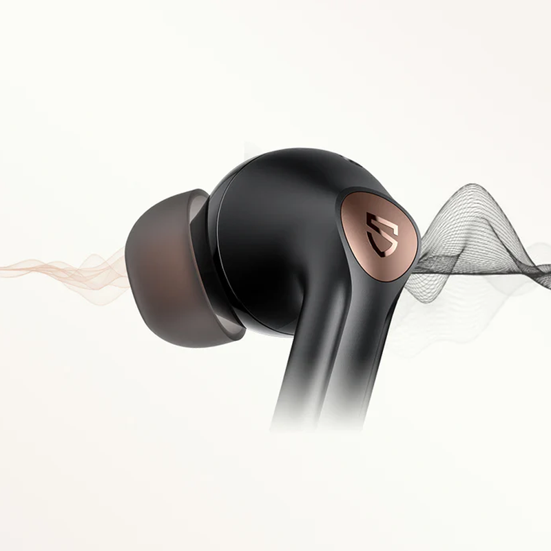 Soundpeats Air4 Pro - Black | Gaming ANC Hybrid Airpods | Soundpeats.pk