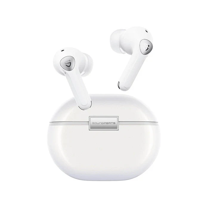 Soundpeats Air4 Pro - White | ANC Hybrid Gaming Airpods | Soundpeats.pk