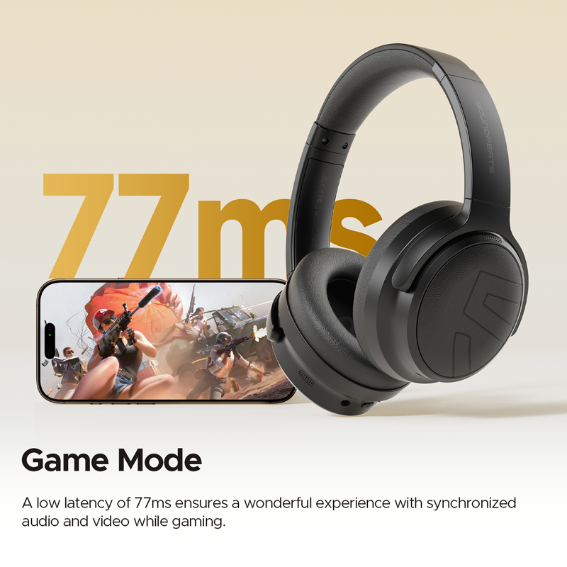 Soundpeats Space Pro Hybrid Active Noise Cancellation Headset Soundpeats.pk