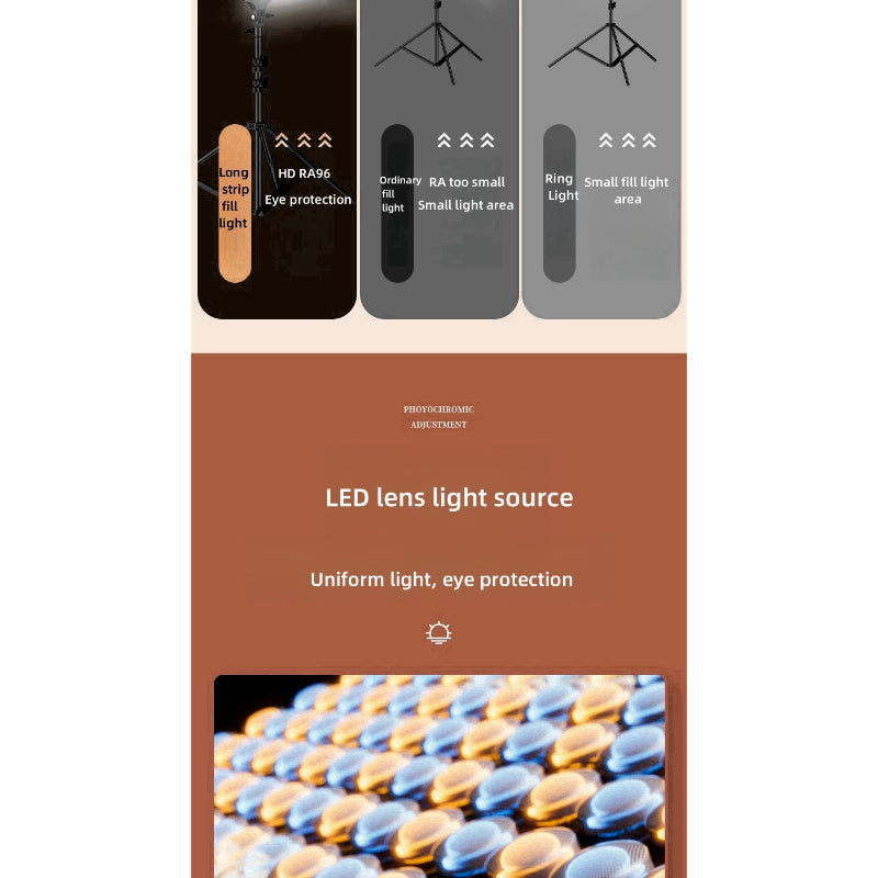 RL-100 Studio LED Light Panel – Adjustable Color Temperature & Brightness with Remote Control