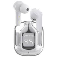 Air31 Earbuds Wireless Transparent Bluetooth 5.3 Air 31 Ear buds Wireless Headset Transparent Charging Case Heavy Bass Stereo Earphones Noise Reduction Sports Headset with Microphone Waterproof Headphone LED Digital Display airpods