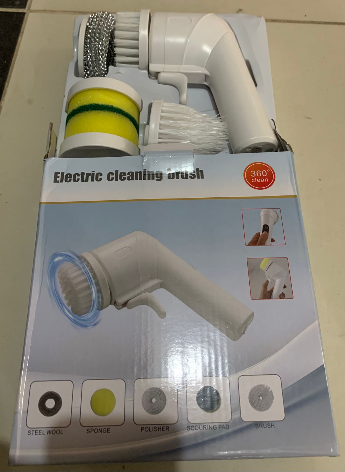 Cleaning Brush With Multiple Attachments